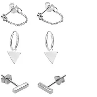 Karma Symbols bundelset Tube-Traingle en Chain zilver