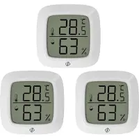 Equivera Huisthermometer - Kamerthermometer - Binnenshuis - Digitale Thermometer - Hygrometer