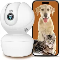 Equivera Honden Camera - Beveilingingscamera - Huisdiercamera - WiFi - Petcam - Eenvoudige Installatie - Indoor Camera