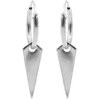 Karma Symbols oorbel M1976XL Symbols Cone Zilver