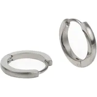 Kalli Oorringen Edelstaal Mat Zilver 1847 (16mm)