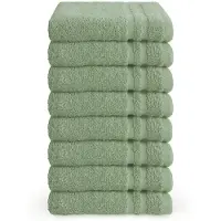 Byrklund gastendoekjes 30x50 - set van 8 - Hotelkwaliteit - Jade
