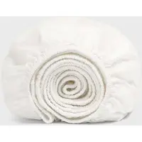 Yumeko Kinderhoeslaken Gewassen Percal Katoen 60x120 Wit - Eco, Bio & Fairtrade