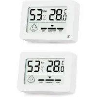 Equivera Huisthermometer - Kamerthermometer - Binnenshuis - Digitale Thermometer - Hygrometer