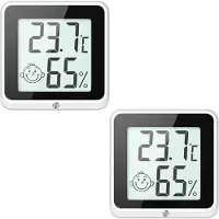 Equivera Huisthermometer - Kamerthermometer - Binnenshuis - Digitale Thermometer - Hygrometer