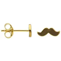 Karma Symbols oorbel M1680 Moustache