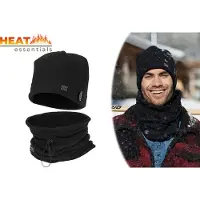 Heat Essentials Thermo Fleece Set - Muts en Nekwarmer - Unisex - One Size - Beanie Muts - Sjaal - Colsjaal