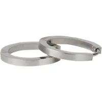 Kalli Oorringen Edelstaal Mat Zilver 1857 (18mm)