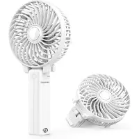 Equivera Handventilator - Mini Ventilator - Hand Ventilator - Hanventilator Oplaadbaar - Draabare Ventilator
