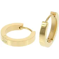 Kalli edelstalen Oorbel 1815 Goud 16mm
