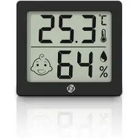 Equivera Kamer Thermometer - Thermometer Binnen - Kamerthermostaat - Weerstation Binnen