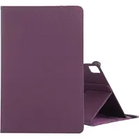 Mobigear Tablethoes geschikt voor Apple iPad Air 11 Inch (2024) Hoes | DuoStand Draaibare Bookcase - Paars