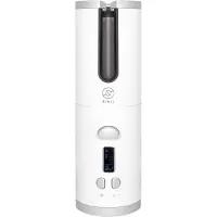 Sinji Krultang - USB oplaadbaar - Draadloze Automatische Golvenkrultang - Alle haar types - Instelbare Temperatuur - Incl. Draagtas - Powerbank functie - Wit
