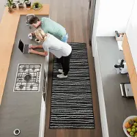 Floordirekt Tapijt op maat Larache - Modern patroon - Loper met Antisliprug - 200 x 300 cm