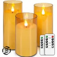 Equivera Oplaadbare LED Kaarsen - Elektrische Kaarsen - Oplaadbare Waxinelichtjes - Realistische Kaarsen - Kerstverlichting - Veilig en Duurzaam
