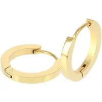 Kalli edelstalen Oorbel 1816 Goud 16mm