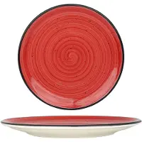 Bonna Dinerbord aura passion porselein 25 cm set van 6