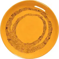 Serax - Ottolenghi Feast - Bord XS - Geel/Zwart - 16 Ø - 4 stuks