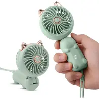 Equivera Handventilator - Mini Ventilator - Hand Ventilator - Hanventilator Oplaadbaar - Draabare Ventilator