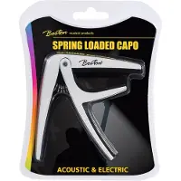 Boston BC-85 universele gitaar capo met veer Wit