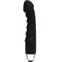 Bondage Play Palma Semi-realistische vibrator - zwart 18 cm