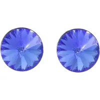 Behave – Dames oorstekers – Sapphire blauw 8 mm – Klassieke look