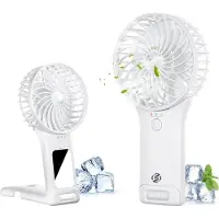 Equivera Handventilator - Mini Ventilator - Hand Ventilator - Hanventilator Oplaadbaar - Draabare Ventilator