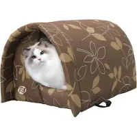 OEM Buitenkattenhuis, hout, weerbestendig