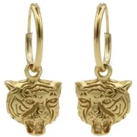 Karma Symbols oorbel M2044 tijger goud