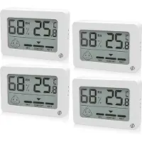 Equivera Huisthermometer - Kamerthermometer - Binnenshuis - Digitale Thermometer - Hygrometer