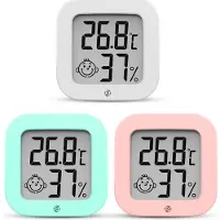 Equivera Huisthermometer - Kamerthermometer - Binnenshuis - Digitale Thermometer - Hygrometer