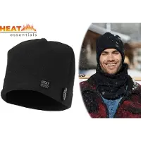 Heat Essentials Thermo Fleece Muts – Beanie - Unisex – Zwart - One Size – Muts Heren – Muts Dames