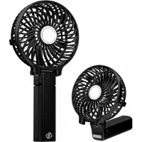 Equivera Handventilator - Mini Ventilator - Hand Ventilator - Hanventilator Oplaadbaar - Draabare Ventilator