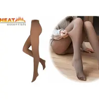 Heat Essentials - Fleece Panty - Skin Nude - Maat L/XL - Thermo Panty Huidskleur - Anti ladder - Fleece Legging Dames