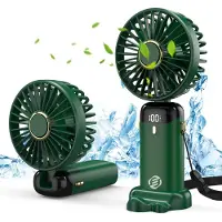 Equivera Handventilator - Mini Ventilator - Hand Ventilator - Hanventilator Oplaadbaar - Draabare Ventilator