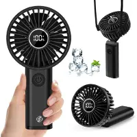 Equivera Handventilator - Mini Ventilator - Hand Ventilator - Hanventilator Oplaadbaar - Draabare Ventilator
