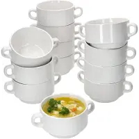 MamboCat Set van 12 Stiva soepkommen wit 250 ml