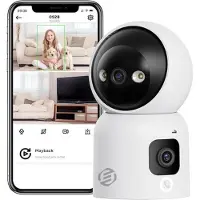 Equivera Honden Camera - Beveilingingscamera - Huisdiercamera - WiFi - Petcam - Eenvoudige Installatie - Indoor Camera