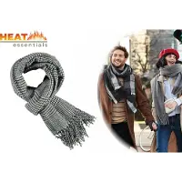 Heat Essentials Sjaal Dames - Sjaal Heren - Zwart Geruit - Geweven - Sjaal Dames Winter - Sjaal Heren Winter - Sjaals Unisex - Shawl