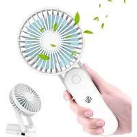 Equivera Handventilator - Mini Ventilator - Hand Ventilator - Hanventilator Oplaadbaar - Draabare Ventilator