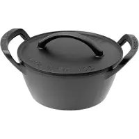 Le Creuset BBQ Outdoor Collection 21274250000005 Cast Iron Stewing Pan, braadpan, 25 cm, 4L