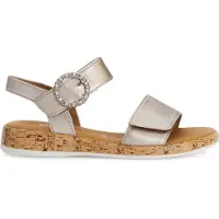 Gabor Sandalen met riem zilver
