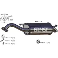 ERNST 687133 Einddemper