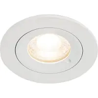 QAZQA Slimme inbouwspot wit rond IP44 incl. Wifi GU10 50mm - Xena