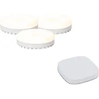 Luumr Set van 3 smart GX53 dimbare LED lampen 9W 806LM 2700K-6500K incl. Zigbee Smart Hub