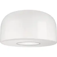 Flos Design plafondlamp Bellhop Glass C2, dimbaar, wit / opaal, Slaapkamer, Glas, plafondlamp design