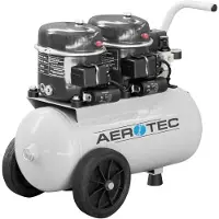 Aerotec Kompressor Silent Twinpaint 100/24, 24 liter