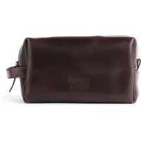 Buckle & Seam Crazy Horse Everest Toilettas donkerbruin