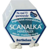 Dansk Farmaceutisk Industri Naturprodukter - Scanalka Mineraler 500 stk.