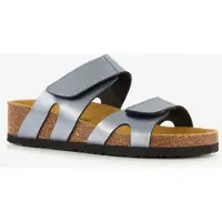 Hush puppies dames bio slippers met sleehak grijs maat 39